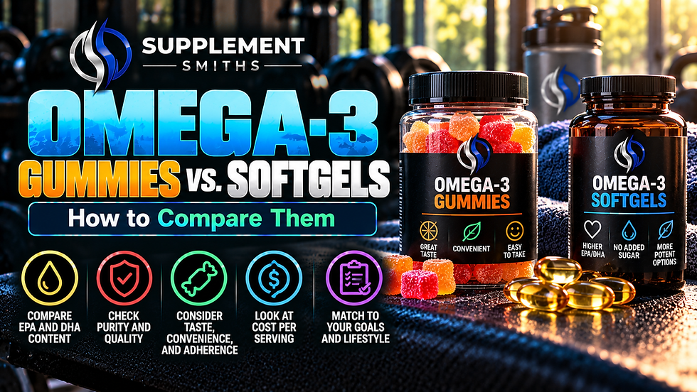 Omega-3 gummies vs softgels cover