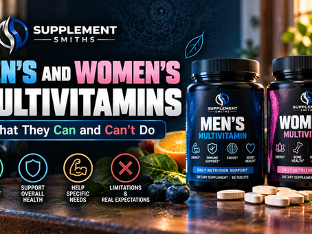 Men's and women's multivitamin guide cover