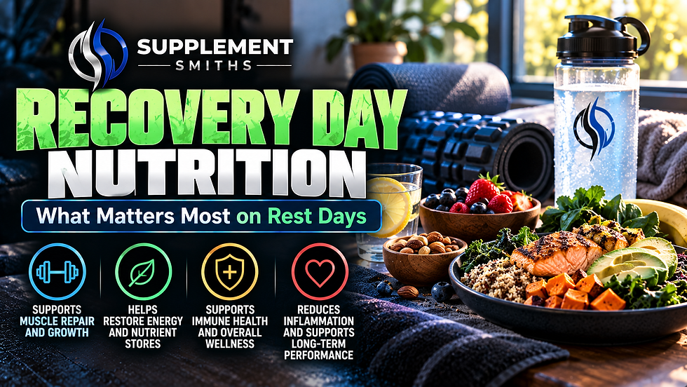 Recovery day nutrition guide cover