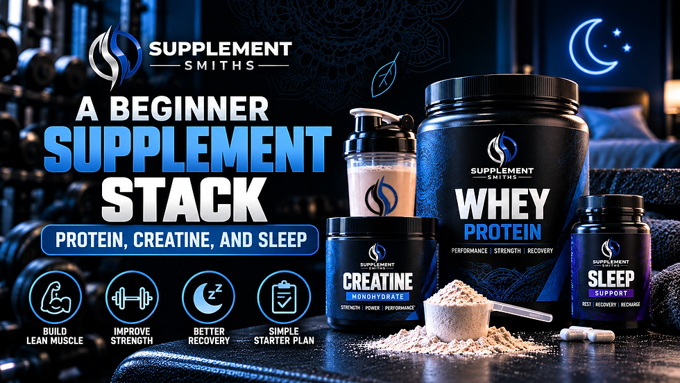 Beginner supplement stack guide cover