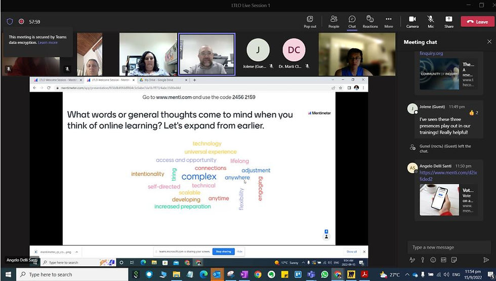 Angelo using audience response system (mentimeter) to get real time feedback. #engagement