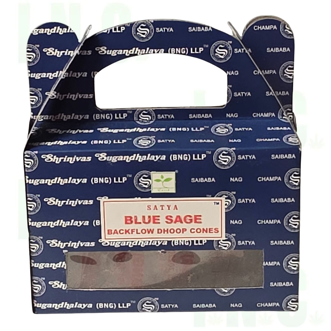 Satya Blue Sage Backflow Cones
