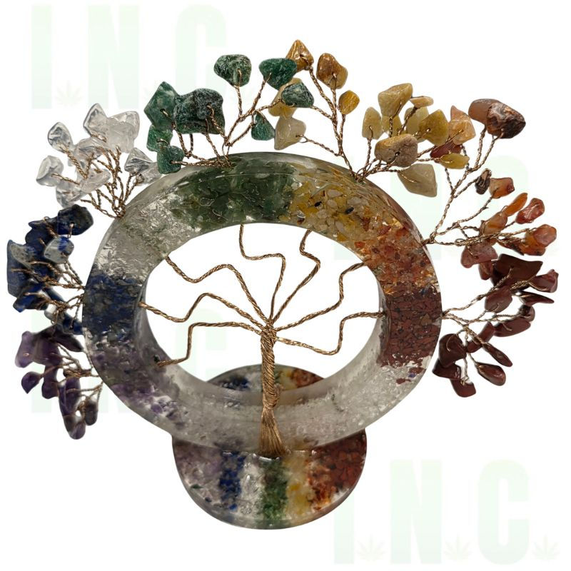 Thumbnail: Tree of Life Chakra Gemstone Tree Front/Top View