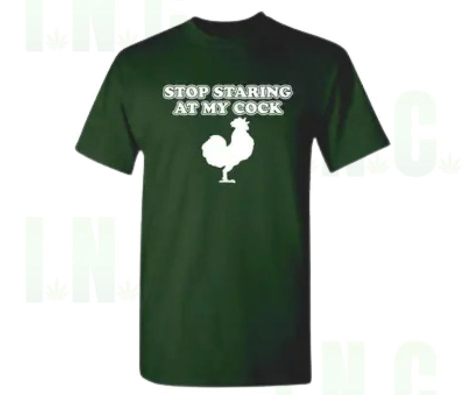 Stop Staring at My Cock Tee – A Real Poultry Problem Front View