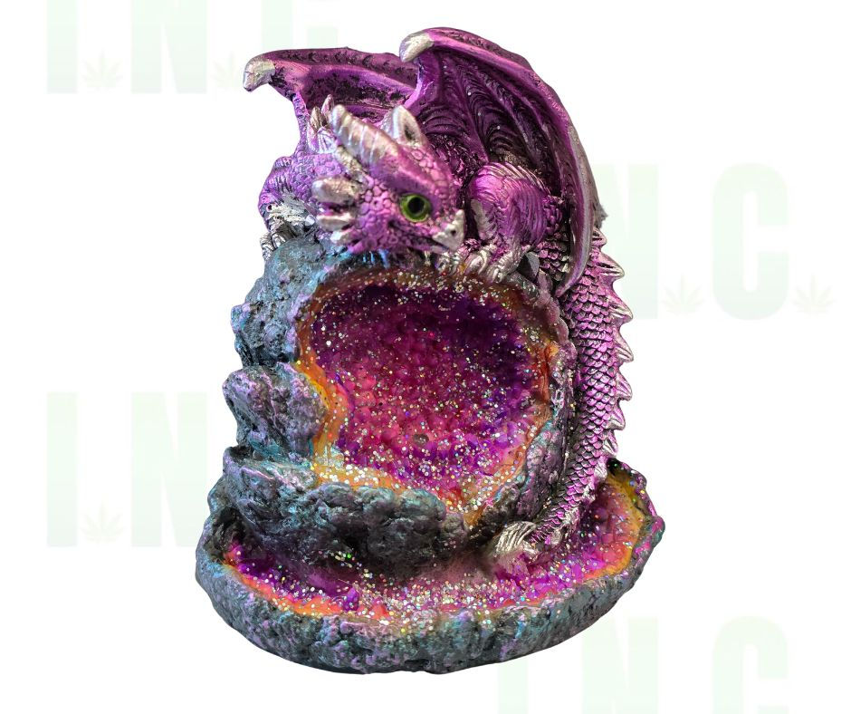 Thumbnail: "Dragon's Amethyst Lair" Backflow Incense Burner