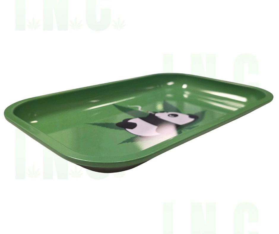 Thumbnail: Panda on Leaf Green Tray