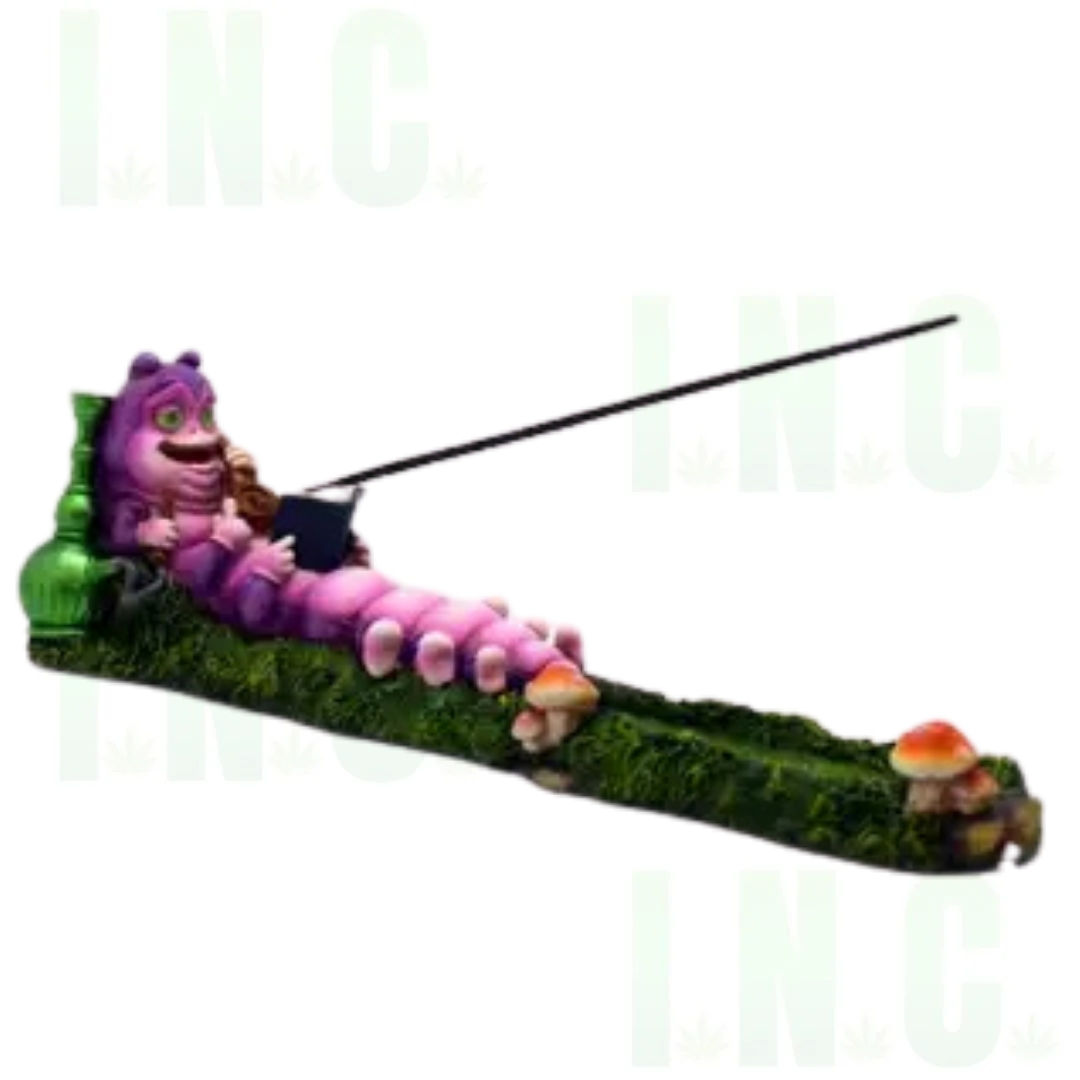 Hooka Smoking Catepillar Incense Stick Holder