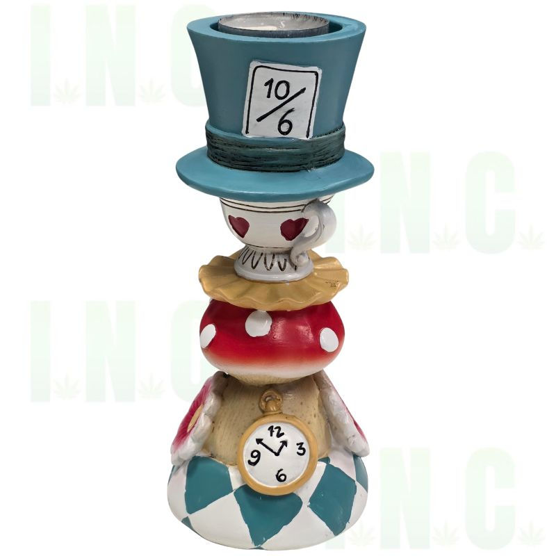 Alice in Wonderland Tea Party Tea Light Candle Holder Front View