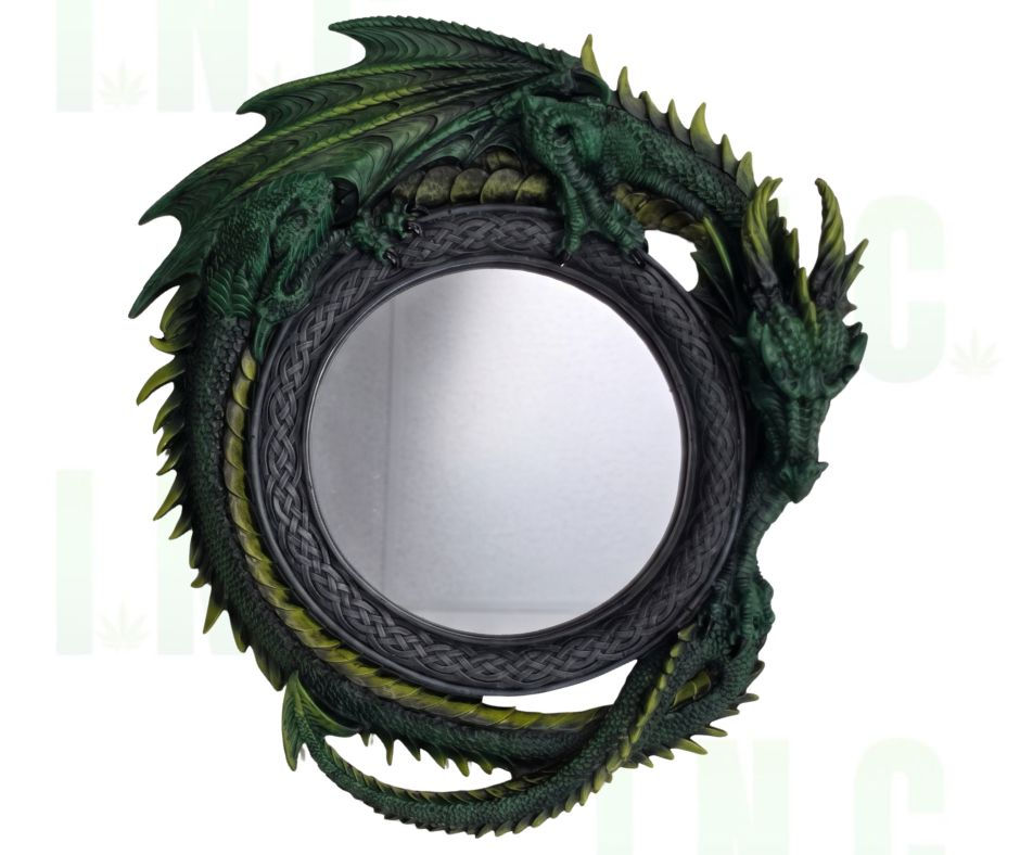 Green Dragon Mirror Front View