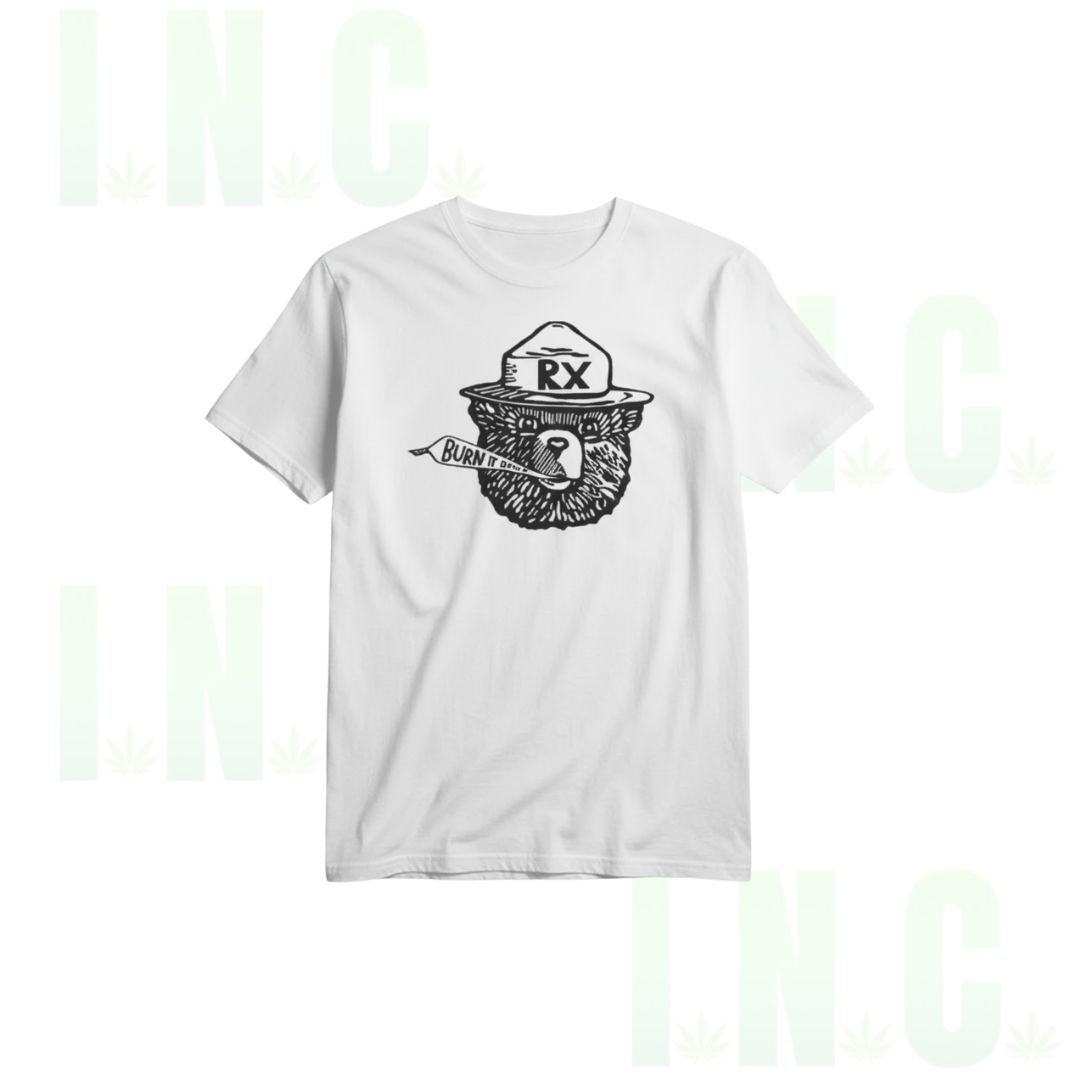 "Burn It Down" Smokey Bear Tee