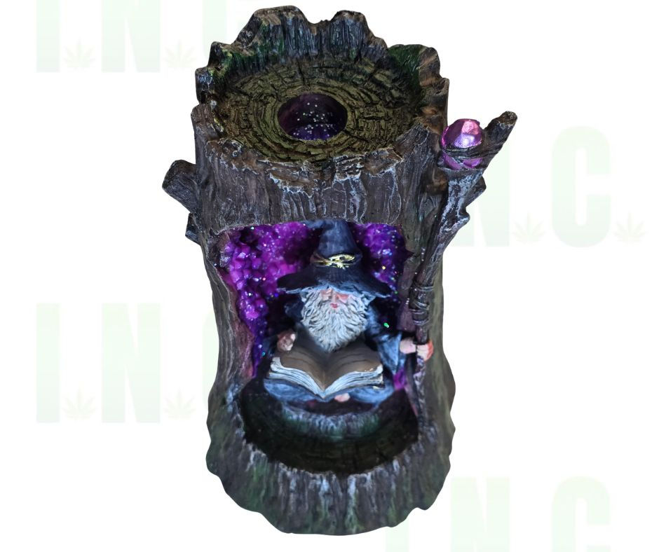 Thumbnail: Purple Wizard in Tree w/ LEDs Backflow Burner