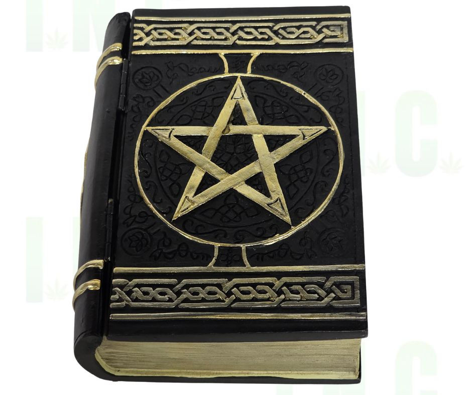 Mystical Pentagram Spell Book Box