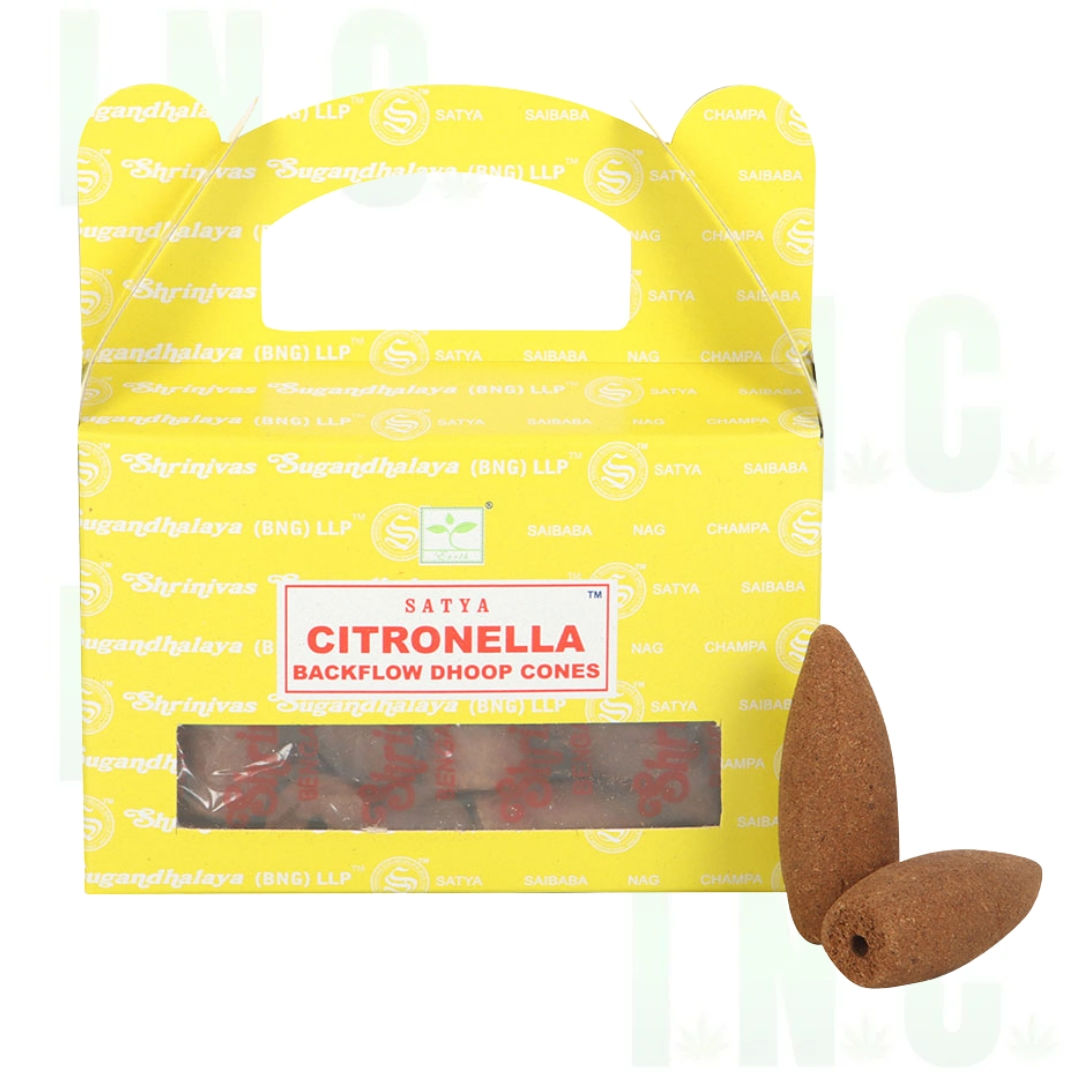 Satya Citronella Backflow Cones