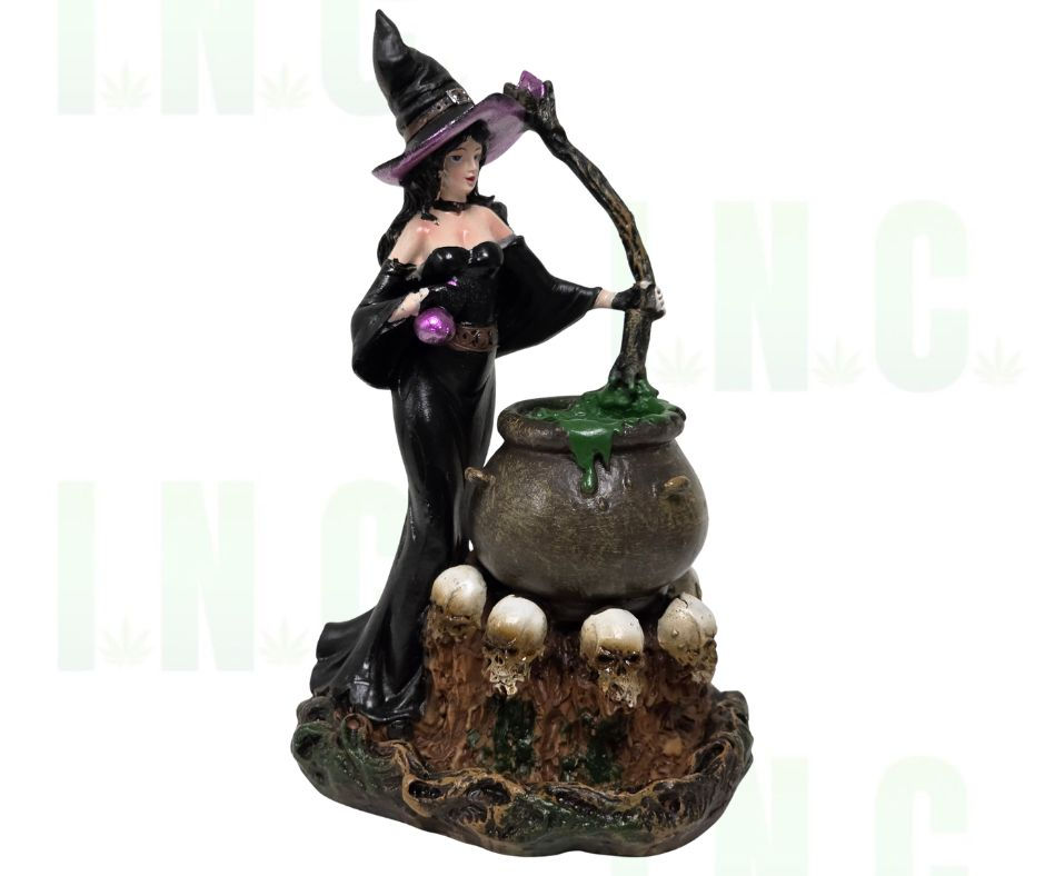 Thumbnail: Mystic Witch and Cauldron Backflow Incense Burner
