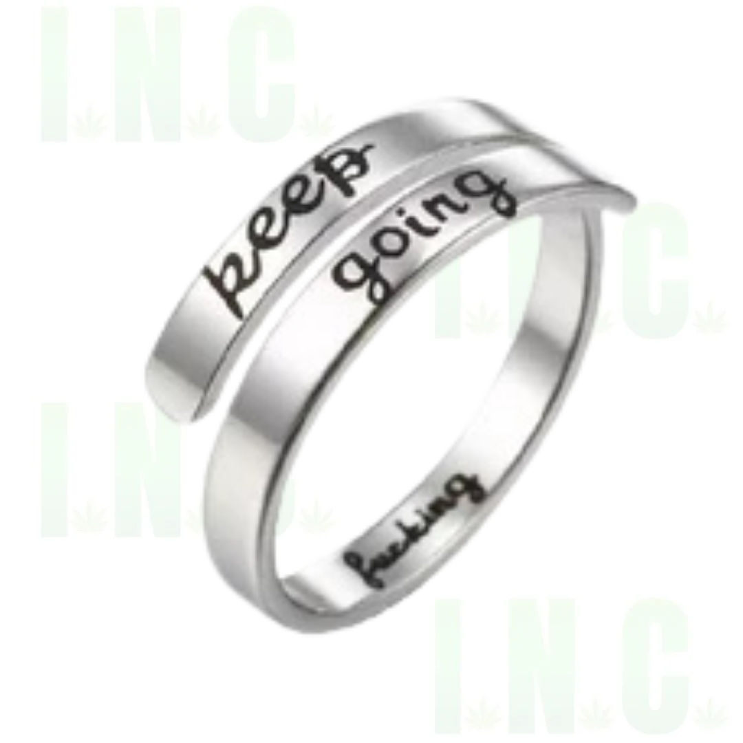Keep Fucking Going Open Ring