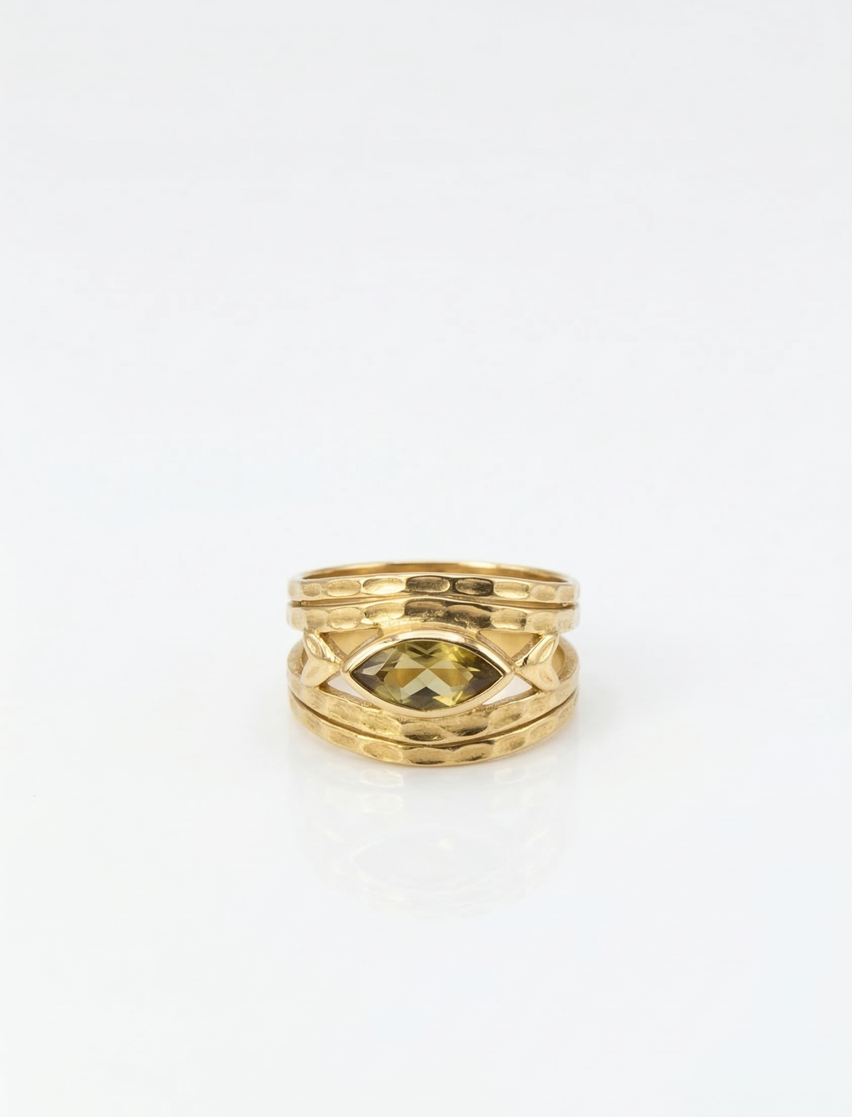 SAHARA Ring | Gold & Citrine