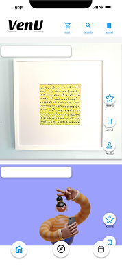 app design in beta home page