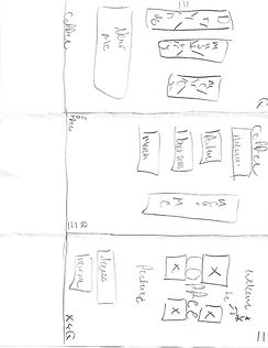 hand drawn website app design sketch