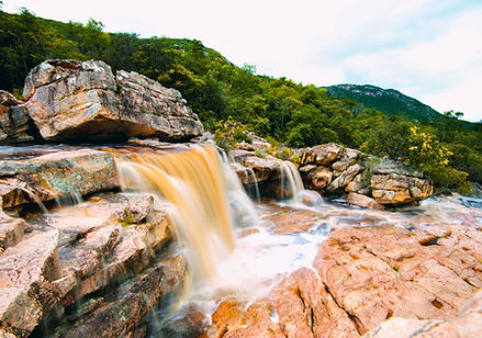 Mountain river landscape in Vale do Capão Chapada Diamantina National Park