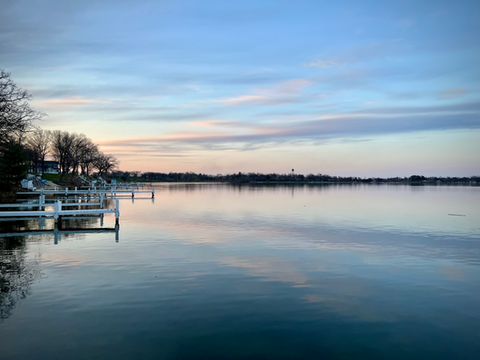 Sunset on Delavan Lake