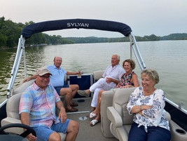 Pontoon on Whitewater Lake