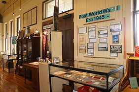 World War II Exhibit at the Whitewater Historical Society Depot Museum
