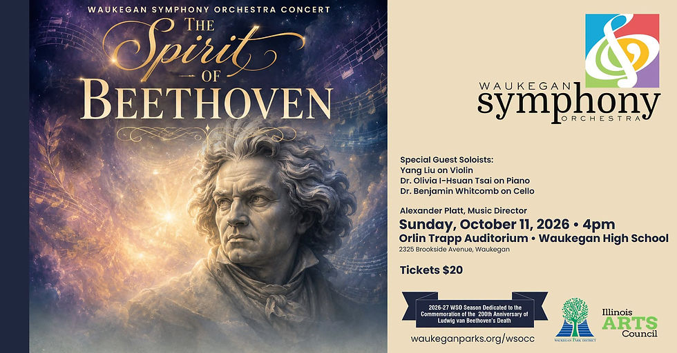 Waukegan Symphony Orchestra Presents The Spirit of Beethoven