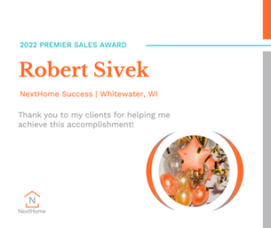 Robert Sivek named a 2022 Premier Sales Award Winner