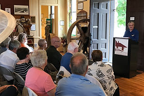 Presentation at the Whitewater Historical Society Event Depot Museum