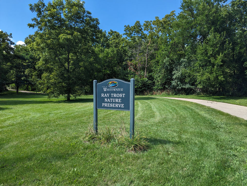 Ray Trost Nature Preserve Sign