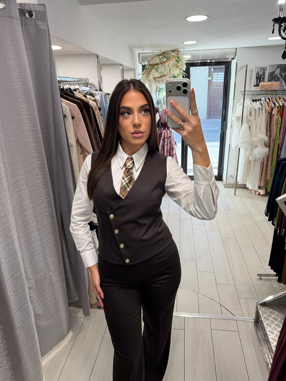 Miniatura: Tailleur "VITTORIA” moro