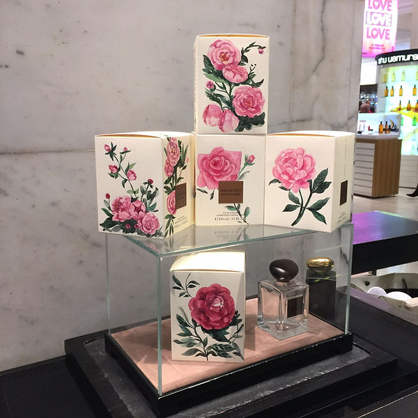 watercolour illustration, plants illustration, flower illustration, flowers illustration, floral illustration, flower warecolour illustration, floral watercolor, botanical watercolour, botanical illustration, flower painting, flower drawing, watercolour illustration, london illustrator, freelance illustrator, watercolour artist, linda lev, beautiful illustration, illustration 2017, london, uk, live illustration, selfridges, giorgio armani, live illustration event, live painting in selfgidges, selfridges illustrator, selfridges artist,