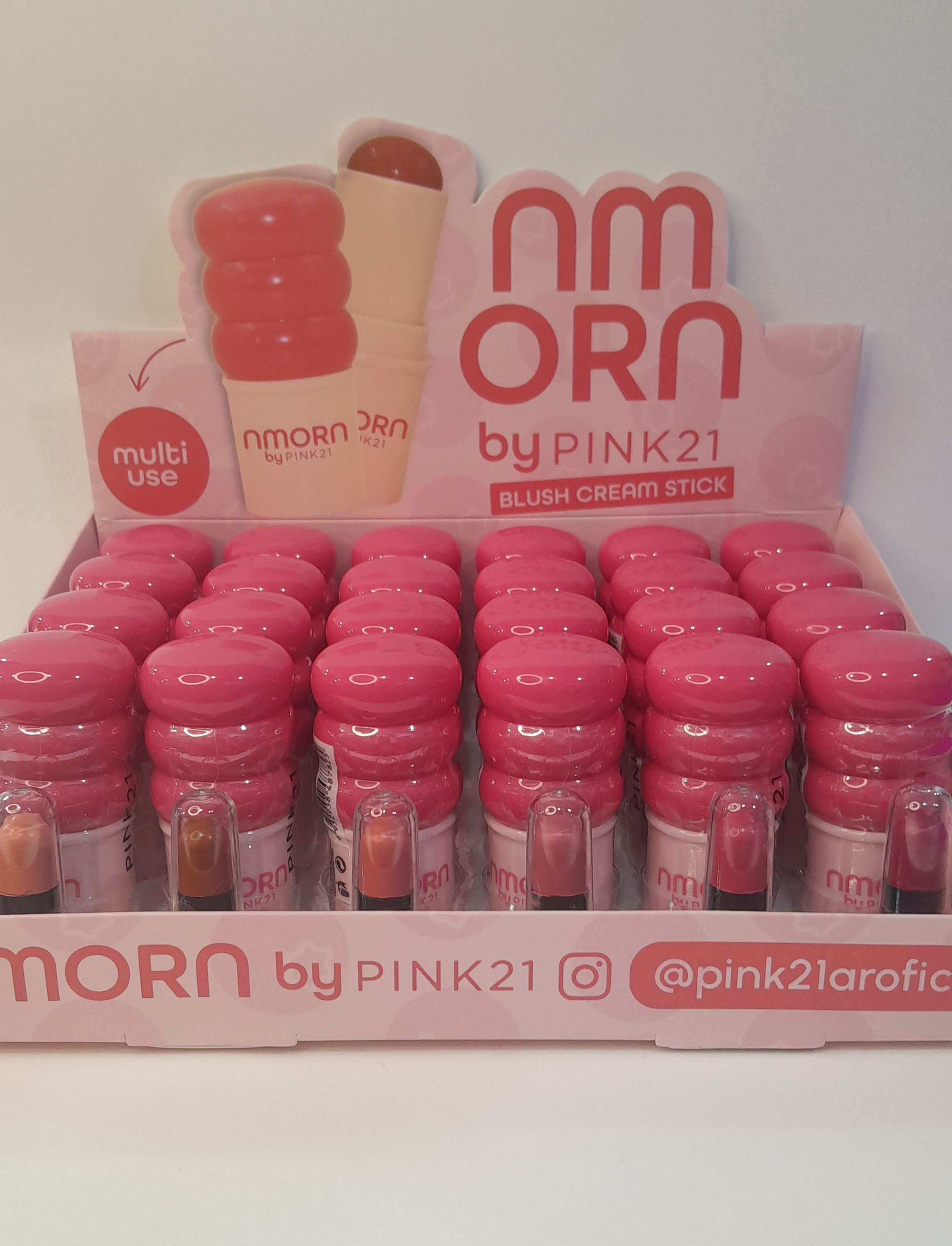 RUBOR EN BARRA AMORA X CAJA