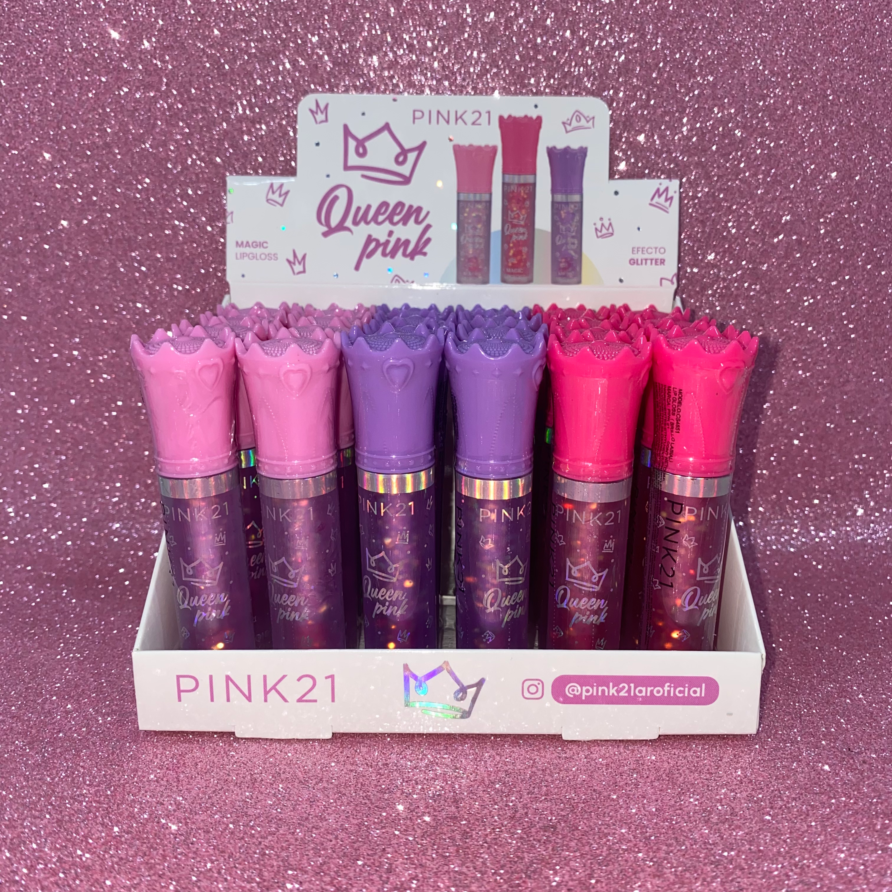 Queen Pink Lipgloss X CAJA