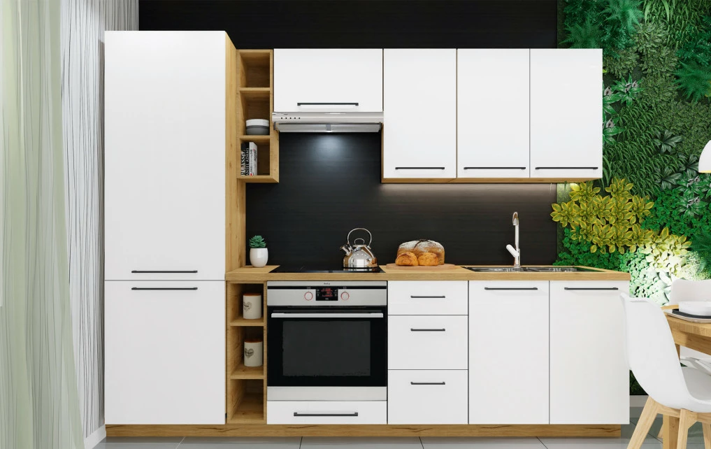 Küche Bellona Natur Weiß