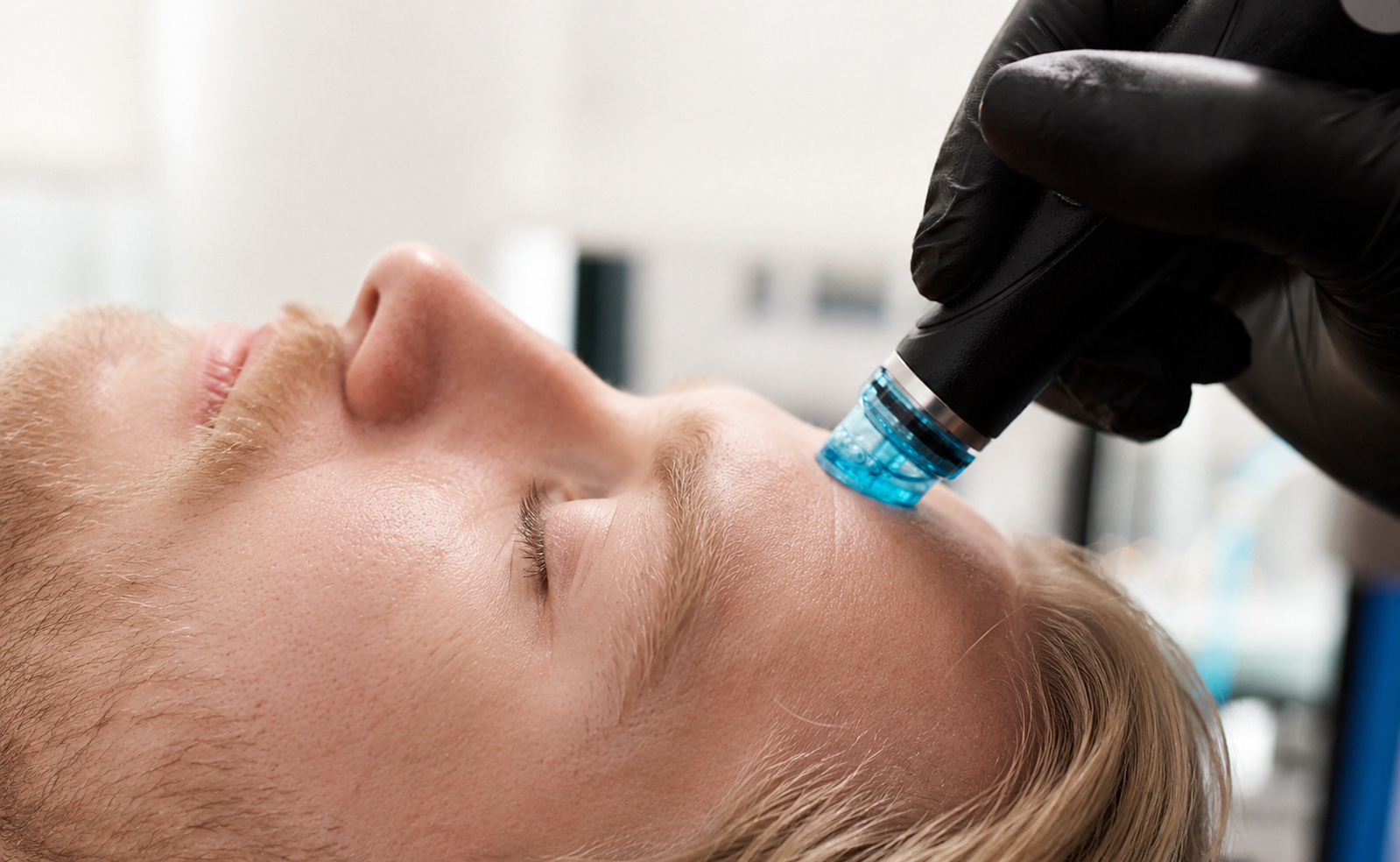 HydraFacial Vortex-Fusion process at SoHo Men's Health
