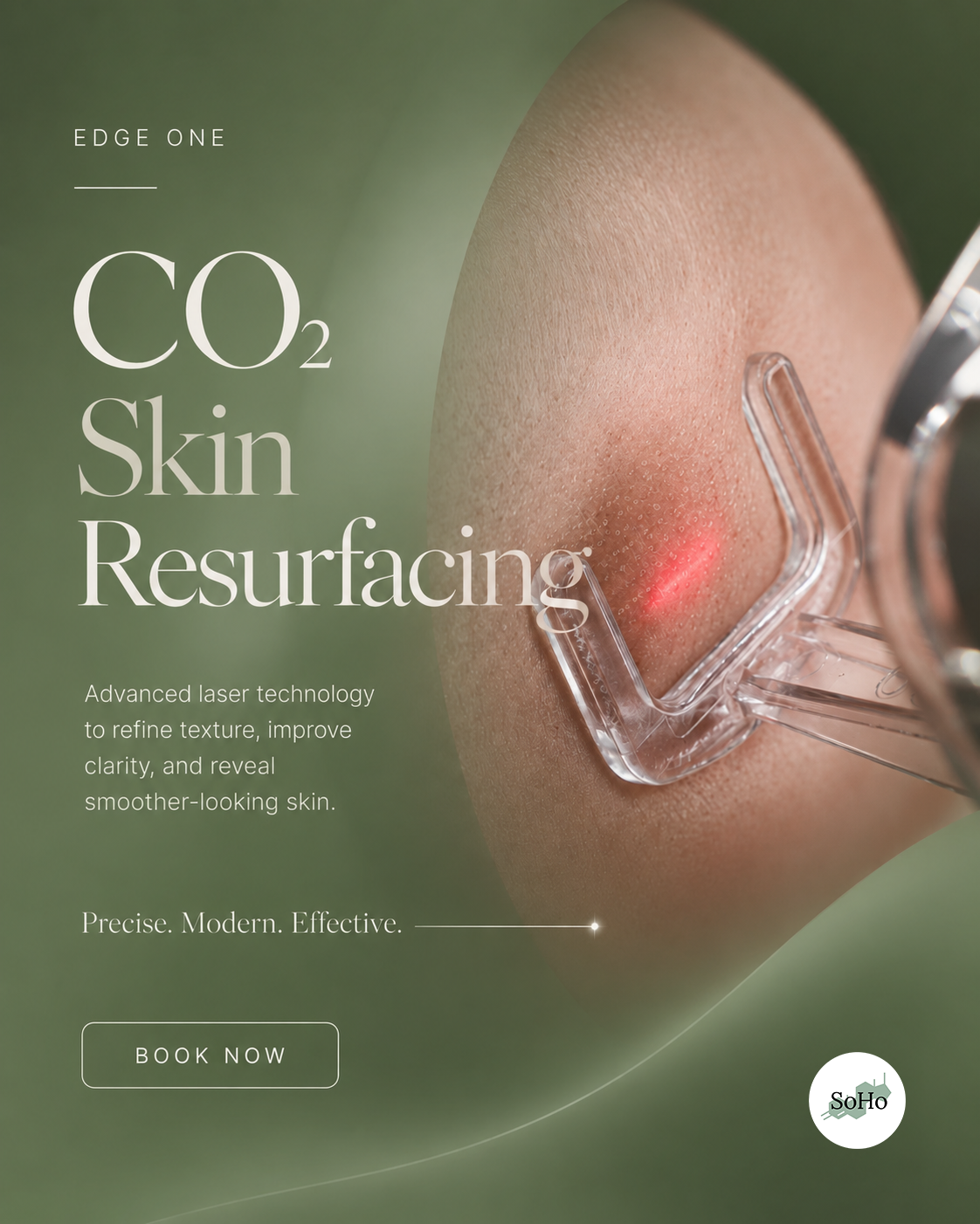 Edge One CO2 Laser detail — SoHo Men's Health