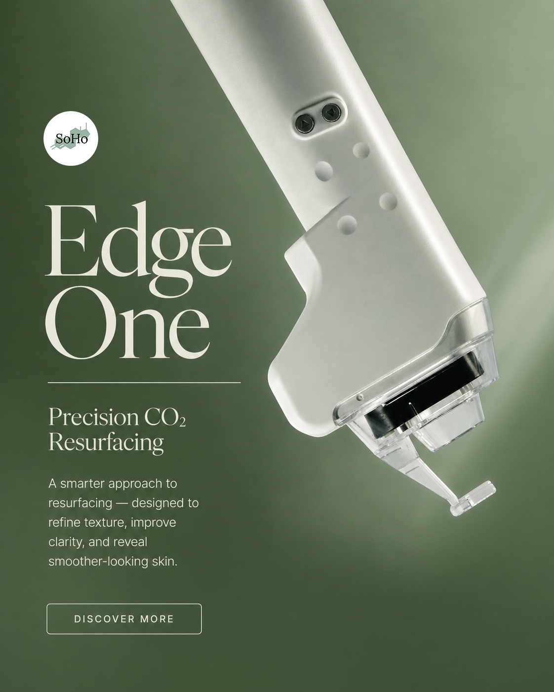 Edge One CO2 Laser treatment being performed at SoHo Men's Health