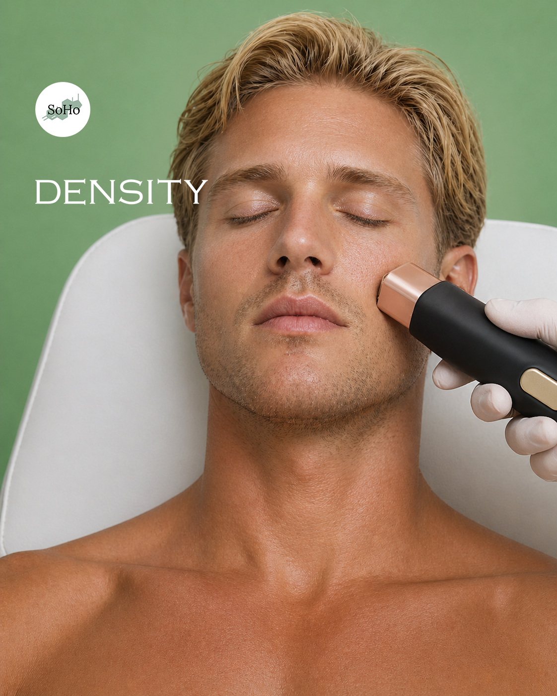 Density RF treatment being performed