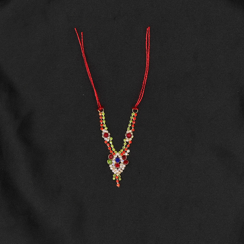 Stone Studded Haar (6cm)