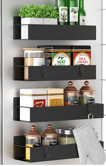 #ad Magnetic Spice Rack Storage
