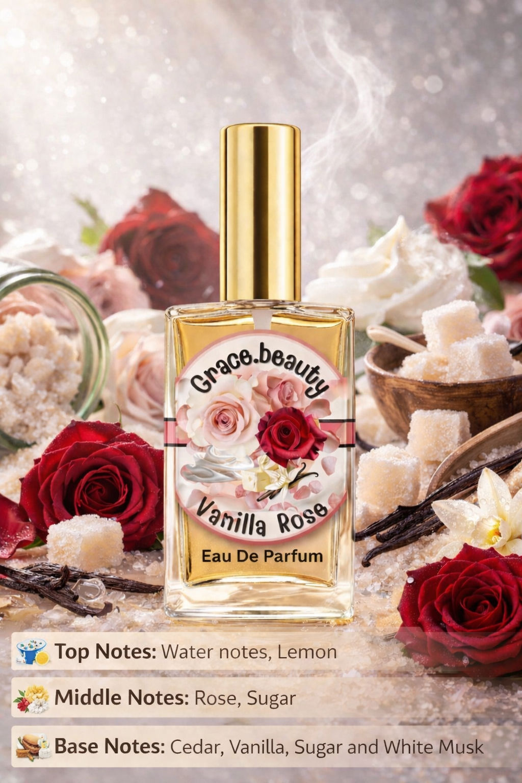 Vanilla rose Perfume