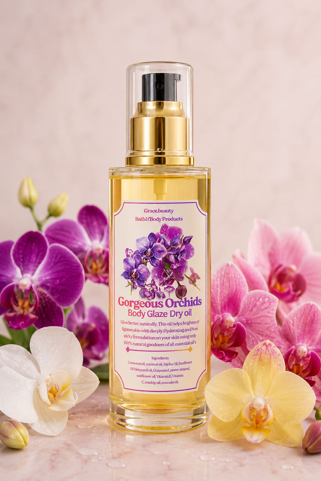 Gorgeous Orchid Dry body oil (Gucci)
