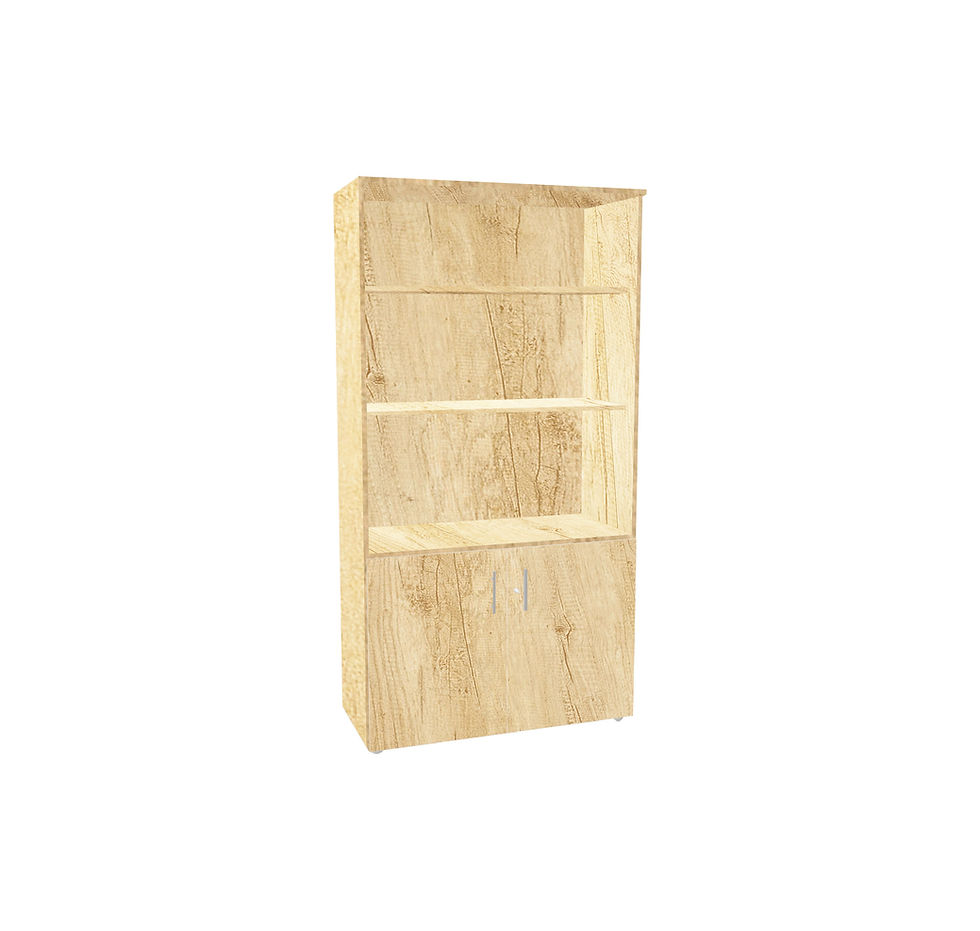 Thumbnail: Armoire haute JAROD - 2 portes basses