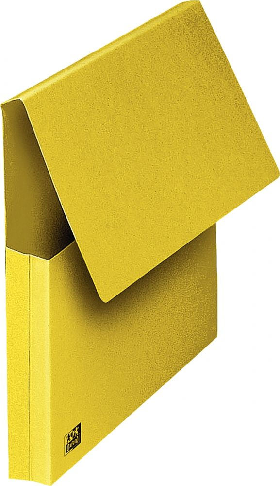 Paquet de 10 pochettes VIP à rabat, format 24x32 cm Jaune
