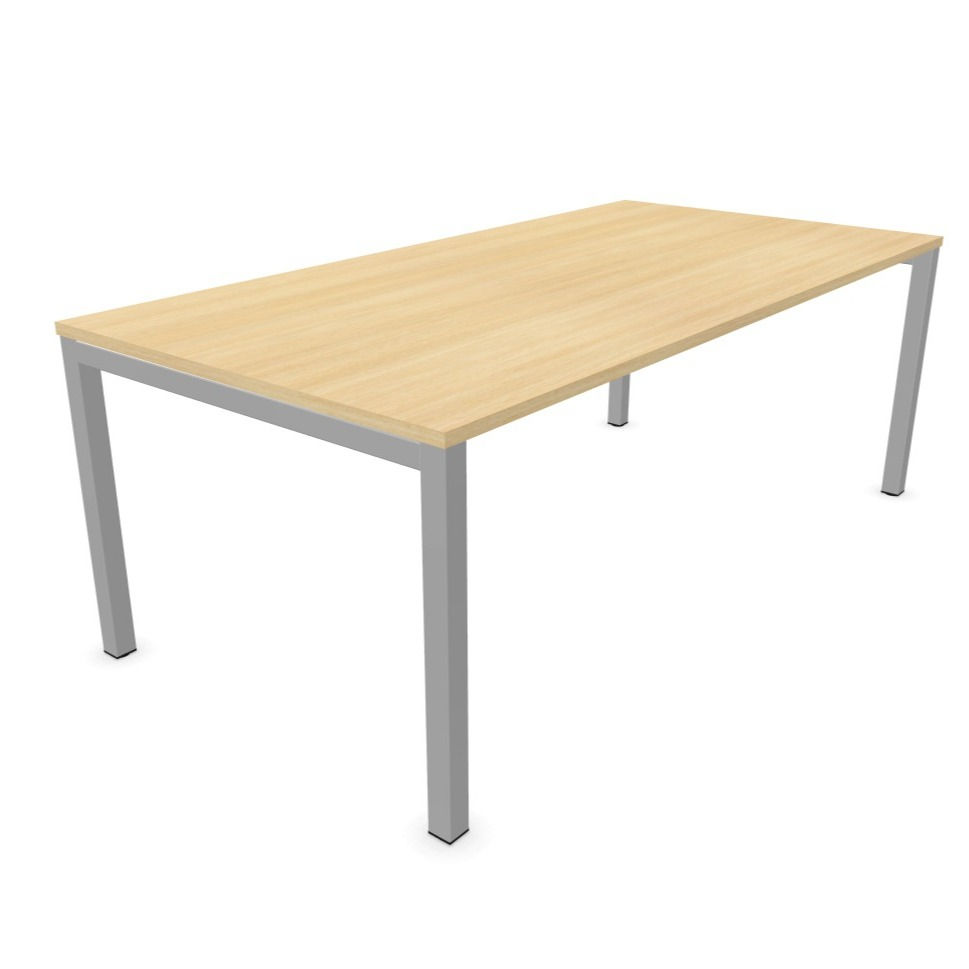 Thumbnail: Table LIZZY - Piétement Gris Aluminium