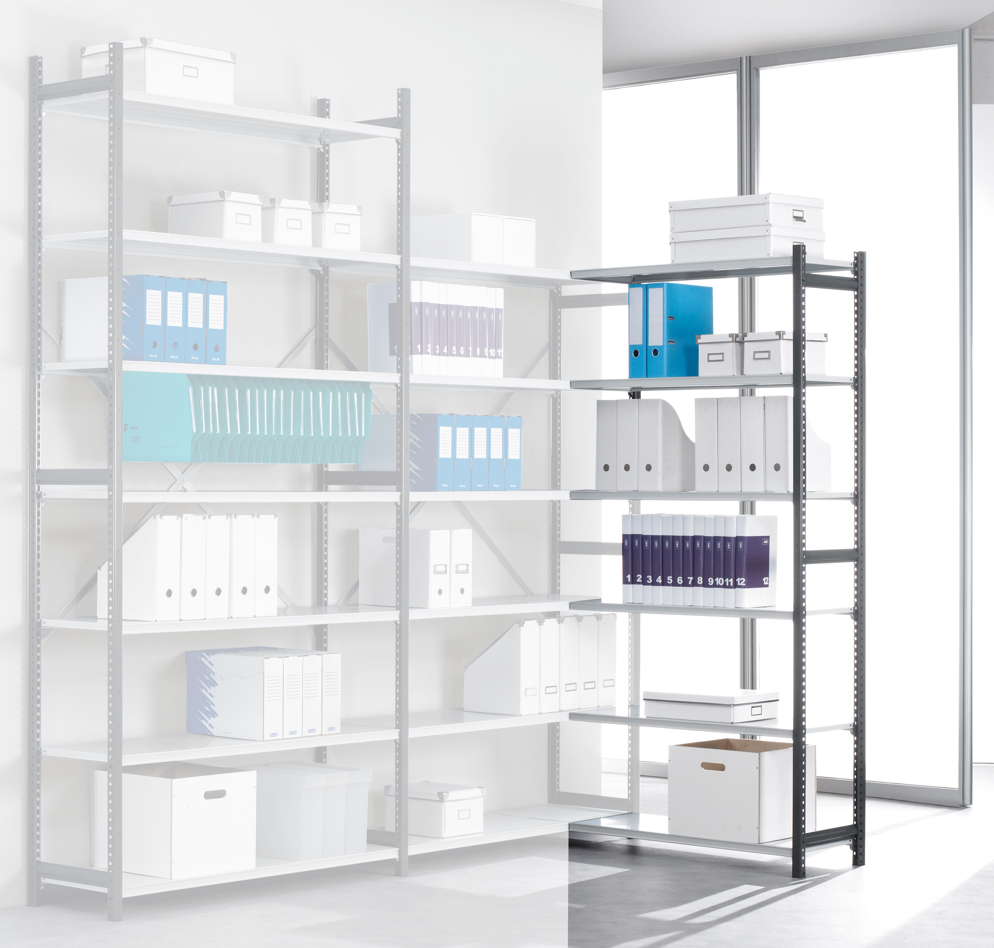 Rayonnage polyvalent H. 200 cm - Elément suivant