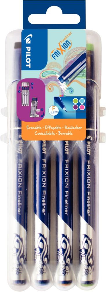 Etui de 4 feutres frixion fineliner fun