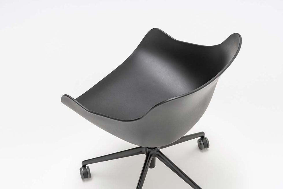 Miniature : Chaise MAJESTIC - Piétement sur roulettes