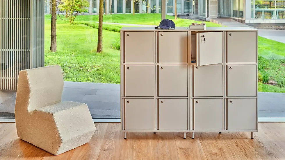 Thumbnail: Casier Lockers - 2 Colonnes 5 cases